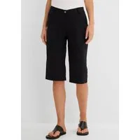 bonprix Longbermudas aus Baumwolle mit Elasthan, Regular Fit, mit Komfortbund
