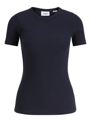 JJXX - JXFRANKIE STR SS RIB TEE JRS NOOS Night Sky - Gr. - XL
