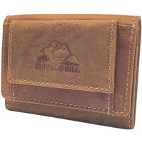 Buffalo Hill Mini Geldbörse,Büffelleder Portemonnaie >7