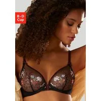 LASCANA Bügel-BH Maria Edle Stickerei-Spitze mit Blumen – auch ideal für große Größen