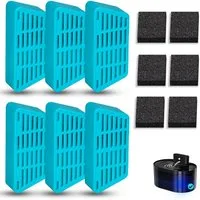 Kityhome Trinkautomat Trinkbrunnen 2LUltraleiser automatischer Wasserspender für Katze Hunde 2 l, bis zu 40 Tage Laufzeit,1,5 m Reichweite,4‑Schicht Filtration