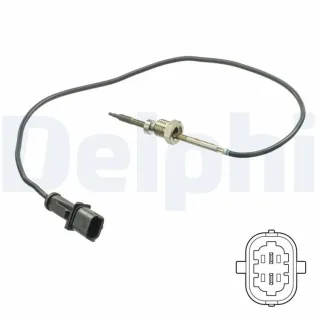 Delphi Abgastemperatursensor Fiat Doblo 119 223 1,9