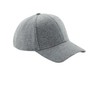 Beechfield Unisex Jersey Baseball Kappe (Hell Grau)