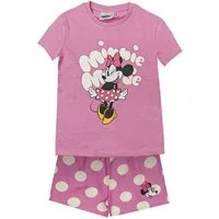 Disney Minnie Mouse Pyjama Schlafanzug Kinder T-Shirt & Short aus 100 % Baumwolle