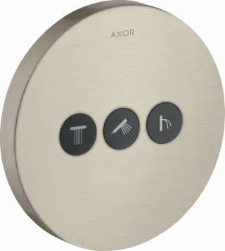 Hansgrohe Absperrventil UP Axor ShowerSelect Fertigset 3 Verbraucher rund BN, 36727820 36727820