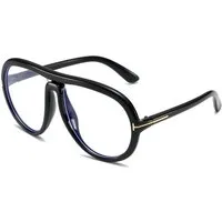 PACIEA Brille Ohne Sehstärke Damen Herren Oversized Anti Blaulicht Mode