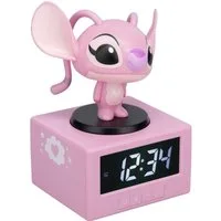 Paladone Kinderwecker Stitch Angel Icon Wecker und Nachtlicht Snooze per Tap, Sanftes Nachtlicht, Batteriebetrieben & flexibel