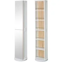 HTI-Living Ganzkörperspiegel Standspiegel mit Regal und Drehfunktion (Stück, 1-St., 1 Badregal), Badregal Badschrank