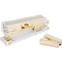 Dany Marcus Heftgerät Heftklammer Set Gold, (Set bestehend aus Heftgerät und Heftklammerentferner), Bürotacker / Heftgerät
