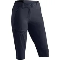 Maier Sports Outdoorhose Lulaka Capri Loop Damen Wanderhose, elastische Funktionshose mit 3 Taschen, Regular Fit