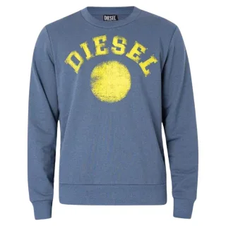 Diesel - Sweatshirt für Herren/Damen Unisex, Logo (Blau)