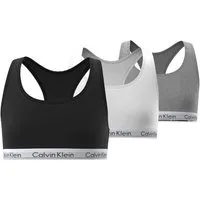Calvin Klein Underwear Bralette 3PK BRALETTE (Packung, 3-tlg., 3er-Pack) mit Logobund