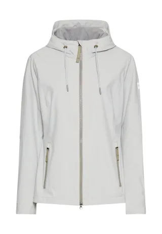 camel active - Funktionsjacke mit verstellbarer Kapuze silver - Gr. - 42