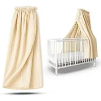 Babykajo Betthimmel Stoff + Ständer (Set, 1-tlg., in verschiedenen Varianten), Betthimmel Ständer mit Betthimmel für Babybetten