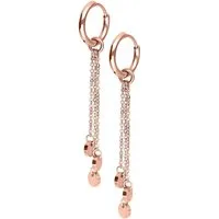 Wildcat Paar Ohrhänger Little Plate Hoops - Roségold, Chirurgenstahl 316L - wasserfest, langlebig, hautverträglich