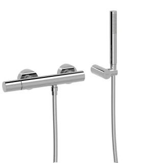 Tres Einhebel Brausemischer Anti Kalk Handbrause Einstellbarer Brausehalter , 26116701 26116701