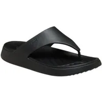 Crocs Zehensandale Getaway Triangle Flip schwarz - Damen Badeschuh