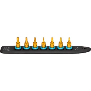 HAZET SmartRail mit 7 Steckplätzen Vierkant 6,3 mm (1/4 Zoll) 7-teilig, Innen-Torx - 8500-SR/7