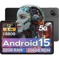 DOOGEE VPAD 5G 12 Zoll Tablet—Mit SIM Karte, Einzelgerät oder Tastatur Set 5G Tablet (12", 256 GB, Android 15, 5G, 8GB+256GB, 8800mAh, 2.4K 90Hz Display Tablet, 13MP + 8MP camera)