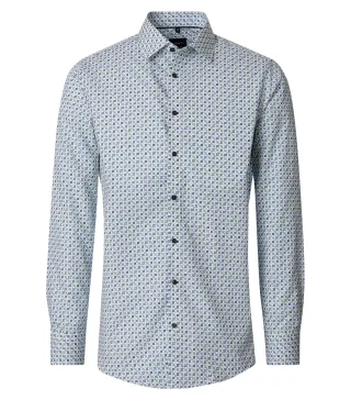 VENTI - Businesshemd Langarm blau - Gr. - 38
