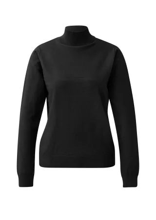 qs - Strickpullover schwarz - Gr. - S