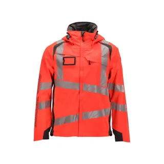 MASCOT Herren Hard Shell Jacke ACCELERATE SAFE Hi-vis Rot / Dunkelanthrazit 5XL - 19001-449-22218-5XL