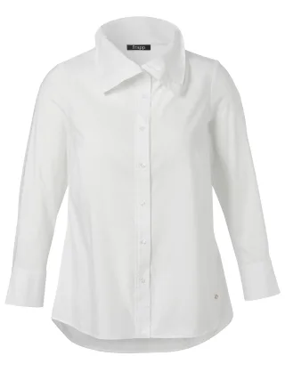 Frapp - Bluse Kragen 1/1 Arm cream white - Gr. - 52