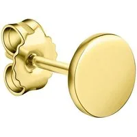 Firetti Single-Ohrstecker Schmuck Geschenk Gold 375 Ohrschmuck einzeln Scheibe