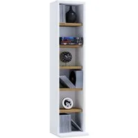 VCM Standregal Holz CD DVD Stand Aufbewahrung Deko Regal Elementa, 1-tlg., 92x21x20cm CD DVD Aufbewahrung, stehend