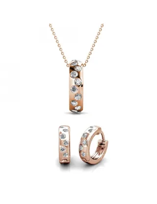 Set Freude: Rose Gold und Kristall