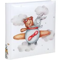 IDEAL TREND Fotoalbum Cat & Bears Fotoalbum 30x30 cm 100 weiße Seiten Baby Kinder Foto Album