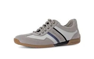 pius gabor - Sneaker low Materialmix Leder/Textil grau grau - Gr. - 7.5 UK