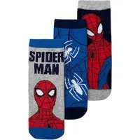Spiderman Sneakersocken Sneaker Kindersocken 3er Pack Bequeme Socken für Kinder