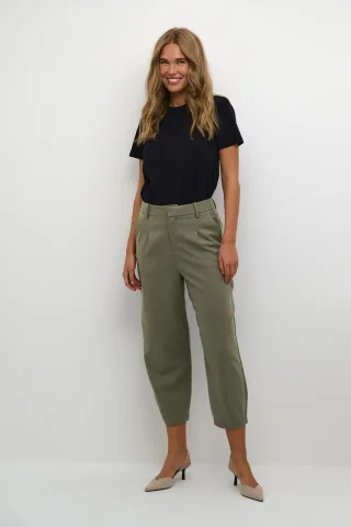Pants Suiting Regular fit Grape Leaf green
