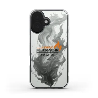 Handyhülle COVRZ | Jugend Feuerwehr | Clear Case | Weiß | Personalisierbar | MagSafe®-fähig | iPhone 16 15 14 13 Plus Pro Max, Samsung Galaxy uvm. Nein iPhone 16 Ohne