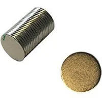 Provance Magnet 20 Stück selbstklebende N35 Neodym-Magnete 9,5 x 0,75 mm dick (20-St)