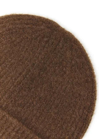 Gestrickte Mütze in Uni (3er-Pack) braun