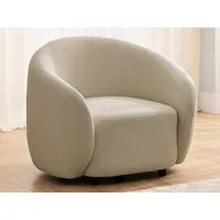 S-Style Möbel Cocktailsessel Roundi aus Bouclé, Luxus & Moderne Kollektion, mit geschwungener Form