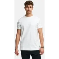 Indicode T-Shirt Herren INSander Shirt Tee Herrenshirt mit dezentem Label-Detail am Saum