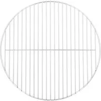 vidaXL Grillspieß BBQ Grillrost rund Ø37 cm 304 Edelstahl