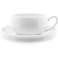 Almina Kaffeeservice Belicia Kaffetassen-Set mit Henkel und Unterteller 12 Teilig (12-tlg)