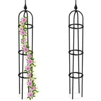 relaxdays Rankhilfe 100 cm 2er Set