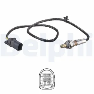 Delphi Lambdasonde vor Katalysator Fiat Grande Punto