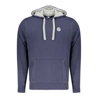 North Sails Blaue Baumwoll-Hoodie für Herren