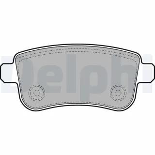 Delphi Bremsbel?ge hinten Mitsubishi Renault