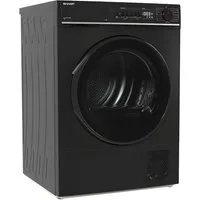 Sharp Wärmepumpentrockner KD-PRO7S7GBD-DE, SoftTouch-Bedienung mit LED-Display, Trommelbeleuchtung, WiFi