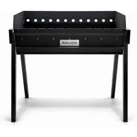 Grillpeter Holzkohlegrill Profi Mangal Altan 70 Stahl 3mm Schaschlikgrill mit Ascheschublade