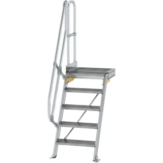 Munk Treppe mit Plattform 60° Stufenbreite 600 mm - 600365