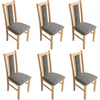 MOEBLO Stuhl BESO 14 (Polsterstühle, Holzstühle, Esszimmerstühle, Massivholz, 6 St), (BxHxT):43x97x40cm