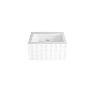 Bette Loft Wand-Waschtisch A230-000SWV4A 81,5x51x10cm, 4-reihig, ohne Hahnloch, weiß